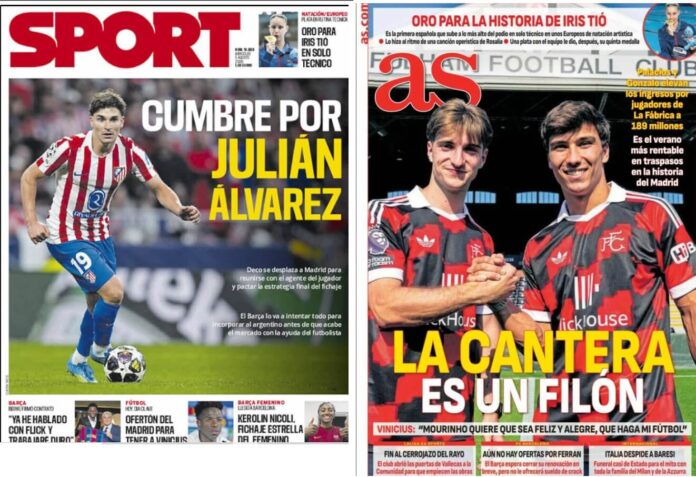 Portadas Deportivas Miércoles 5/8/2026