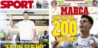 Portadas Deportivas Martes 18/8/2026 | Marca, As, Sport, Mundo Deportivo Portadas Deportivas Martes 18/8/2026