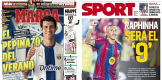 Portadas Deportivas Sábado 29/8/2026 | Marca, As, Sport, Mundo Deportivo
