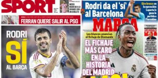 Portadas Deportivas Viernes 7/8/2026 | Marca, As, Sport, Mundo Deportivo Portadas Deportivas Viernes 7/8/2026