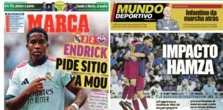Portadas Deportivas Domingo 2/8/2026 | Marca, As, Sport, Mundo Deportivo Portadas Deportivas Domingo 2/8/2026