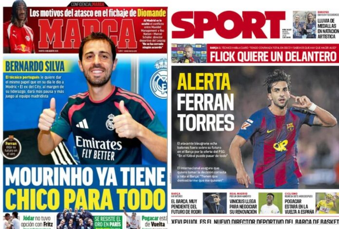 Portadas Deportivas Martes 4/8/2026
