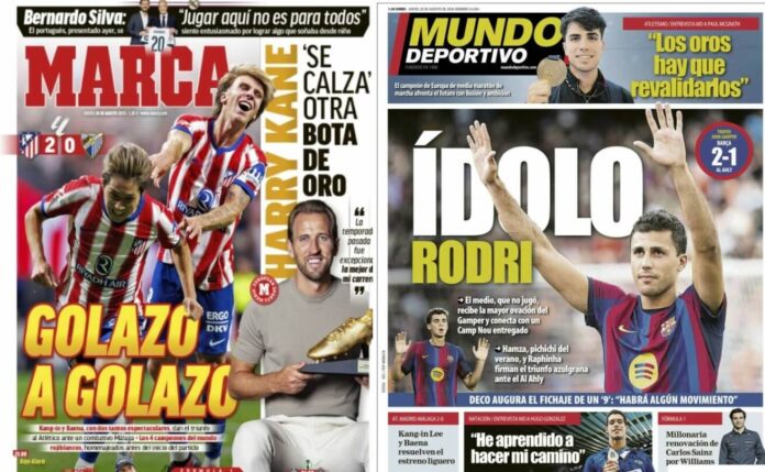 Portadas Deportivas Jueves 20/8/2026