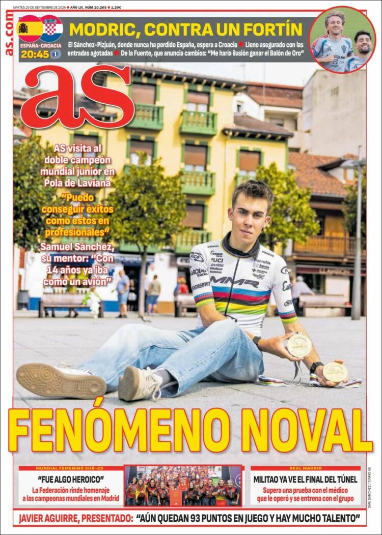 Portadas Deportivas Martes 29/9/2026