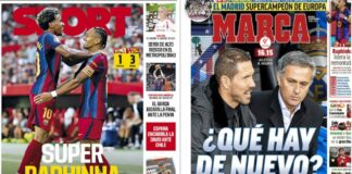 Portadas Deportivas Domingo 20/9/2026 | Marca, As, Sport, Mundo Deportivo Portadas Deportivas Domingo 20/9/2026