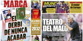 Portadas Deportivas Martes 22/9/2026 | Marca, As, Sport, Mundo Deportivo