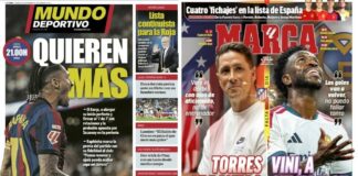 Portadas Deportivas Sábado 19/9/2026 | Marca, As, Sport, Mundo Deportivo Portadas Deportivas Sábado 19/9/2026