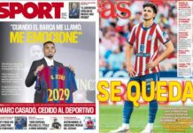 Portadas Deportivas Miércoles 2/9/2026 | Marca, As, Sport, Mundo Deportivo