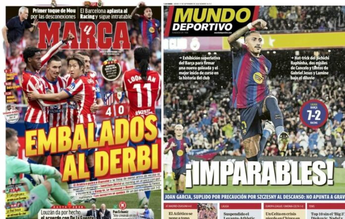 Portadas Deportivas Jueves 17/9/2026