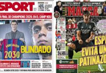 Portadas Deportivas Miércoles 16/9/2026 | Marca, As, Sport, Mundo Deportivo Portadas Deportivas Miércoles 16/9/2026