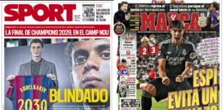 Portadas Deportivas Miércoles 16/9/2026 | Marca, As, Sport, Mundo Deportivo Portadas Deportivas Miércoles 16/9/2026