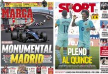 Portadas Deportivas Lunes 14/9/2026 | Marca, As, Sport, Mundo Deportivo