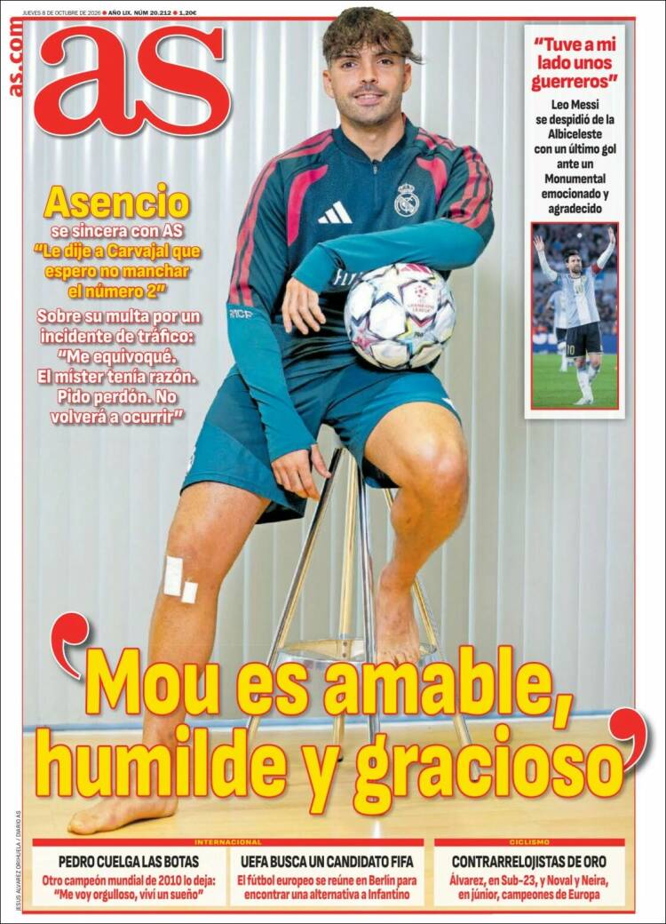 Portadas Deportivas Jueves 8/10/2026