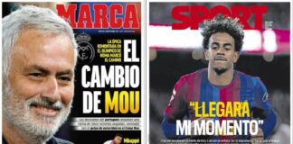 Portadas Deportivas Miércoles 28/10/2026 | Marca, As, Sport, Mundo Deportivo Portadas Deportivas Miércoles 28/10/2026