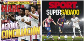 Portadas Deportivas Sábad0 10/10/2026 | Marca, As, Sport, Mundo Deportivo Portadas Deportivas Sábad0 10/10/2026