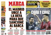 Portadas Deportivas Viernes 2/10/2026 | Marca, As, Sport, Mundo Deportivo