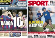 Portadas Deportivas Viernes 16/10/2026 | Marca, As, Sport, Mundo Deportivo Portadas Deportivas Viernes 16/10/2026