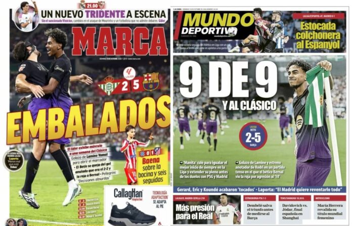 Portadas Deportivas Domingo 18/10/2026