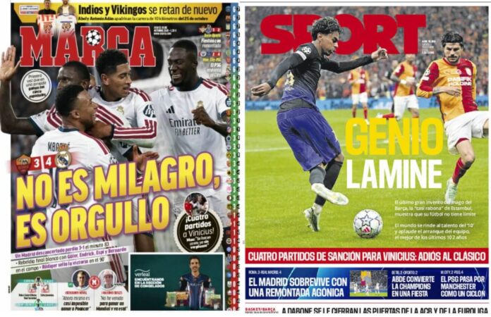 Portadas Deportivas Jueves 15/10/2026