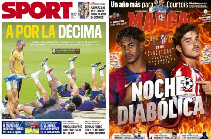 Portadas Deportivas Martes 13/10/2026