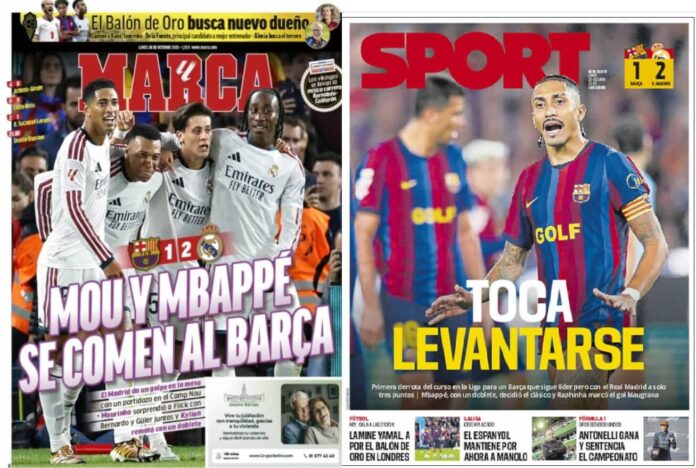 Portadas Deportivas Lunes 26/10/2026